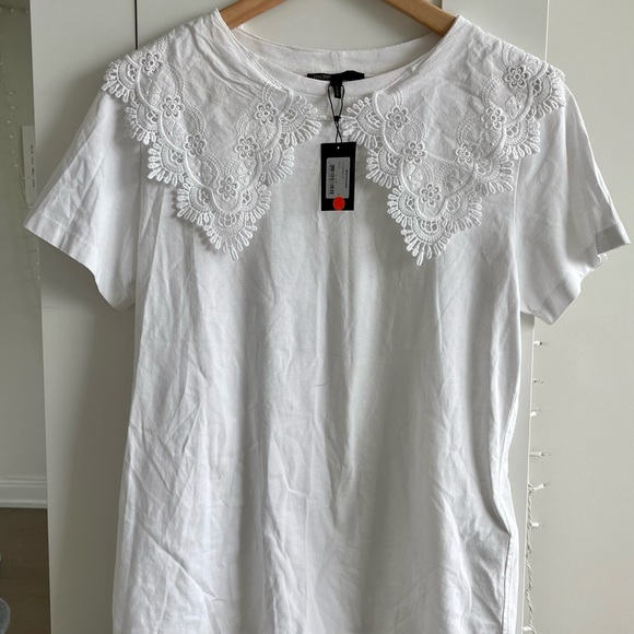 maje t-shirt size 1 in white - Picture 3 of 4
